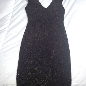 Blaxk and gold Cocktail dress